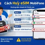 cach huy esim mobifone