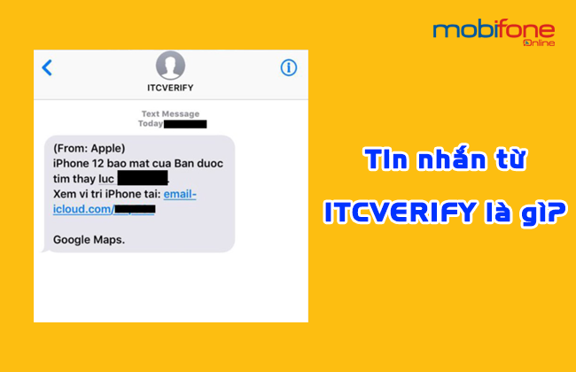 tin nhan tu itcverify la gi? tin nhan tu itcverify la gi
