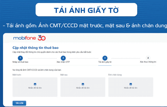 cach cap nhat thong tin thue bao mobifone khi đang o nuoc ngoài