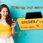 Sim 4G Mobifone 2GB ngay tron goi 1 nam