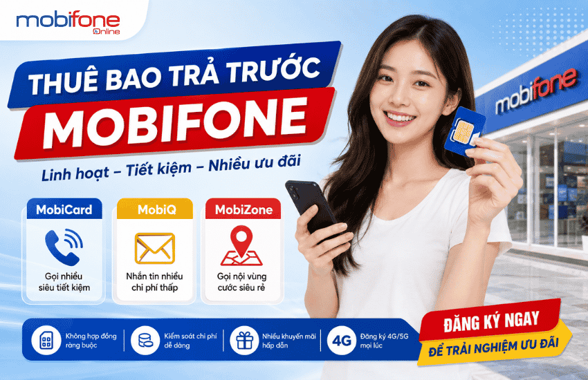 hoa mang sim tra truoc mobifone
