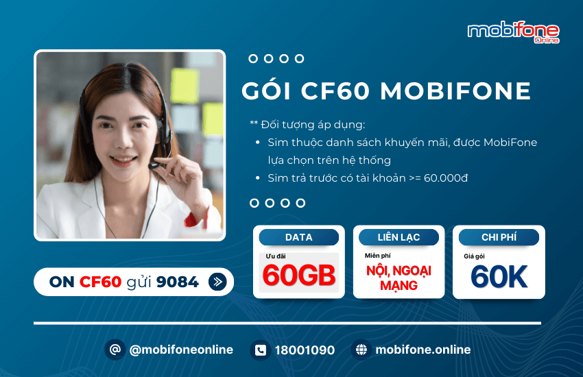 goi cuoc cf60 mobifone