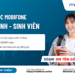 goi 4g sinh vien mobifone