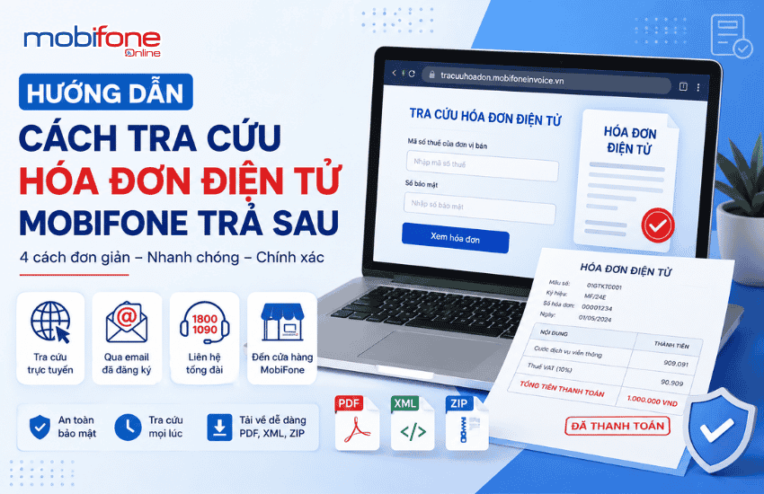 tra cuu hoa don dien tu mobifone