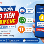 cach ung tien dien thoai mobifone