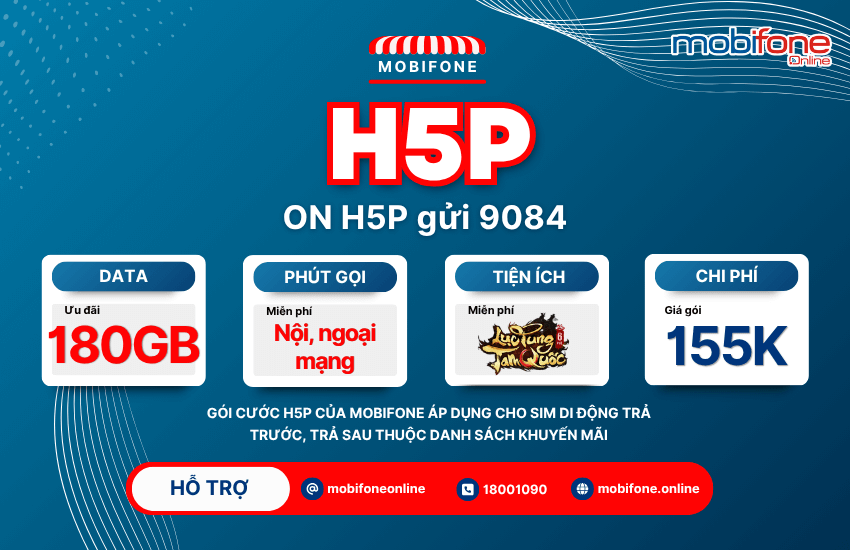 goi cuoc h5m mobifone