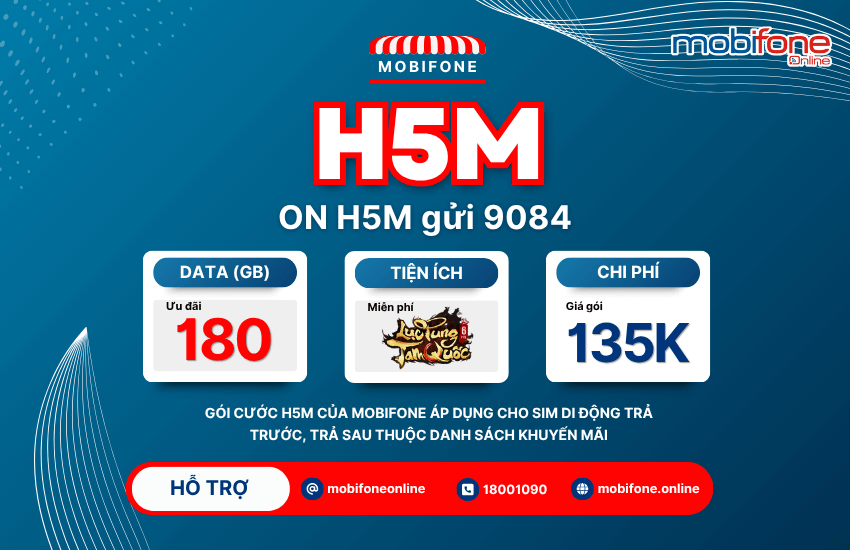 goi cuoc h5m mobifone