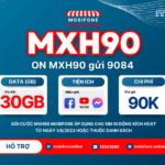 goi cuoc mxh90 mobifone