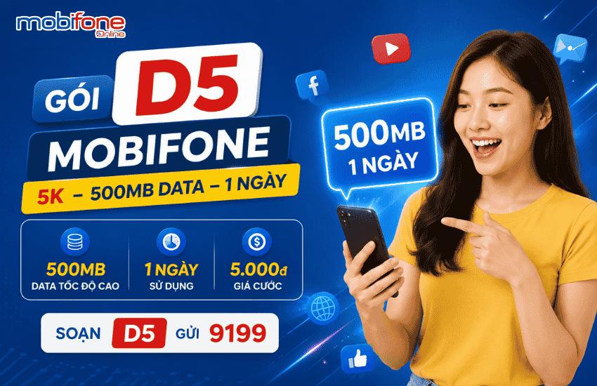 goi cuoc d5 mobifone